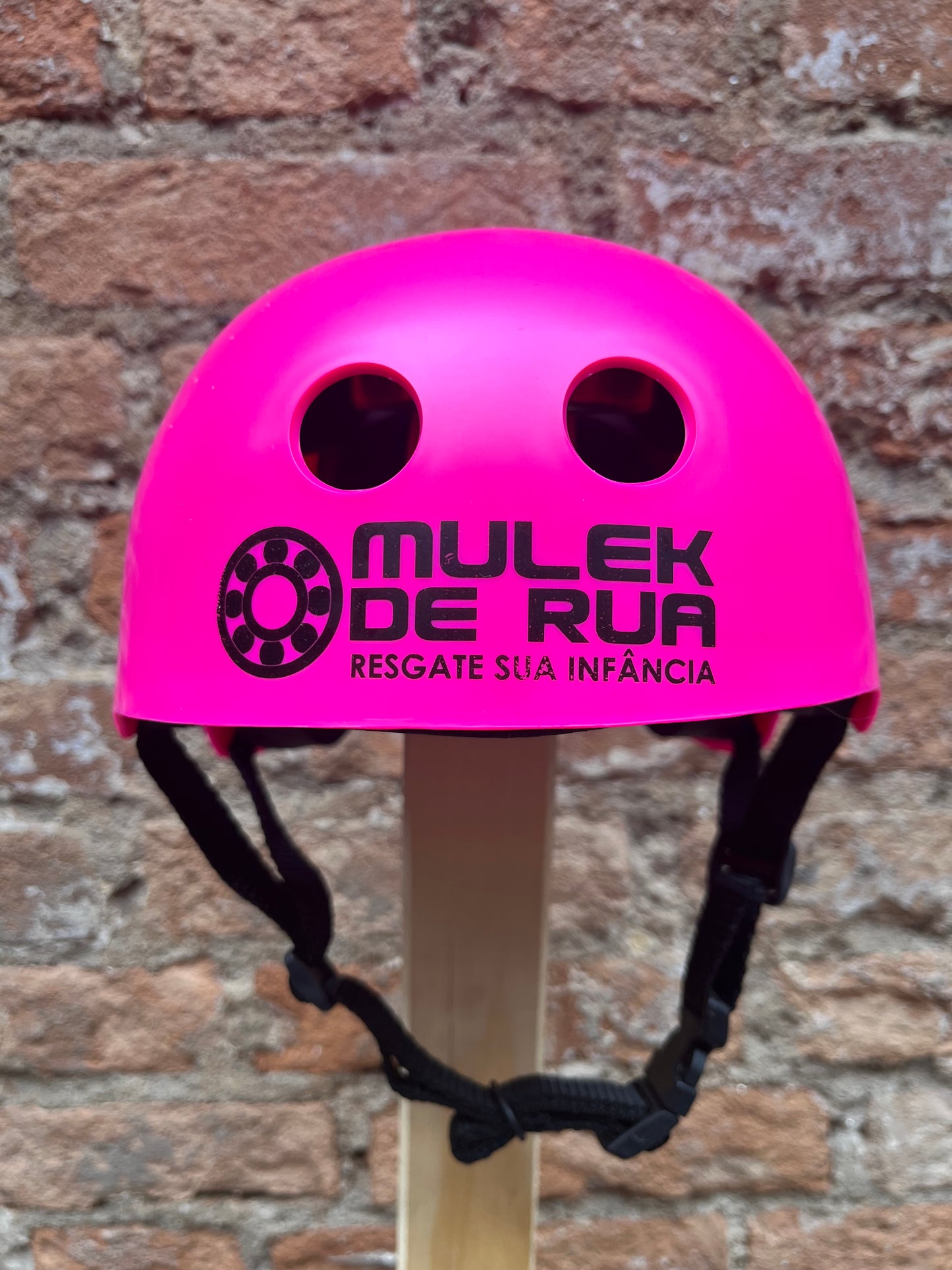 Capacete de proteção rosa